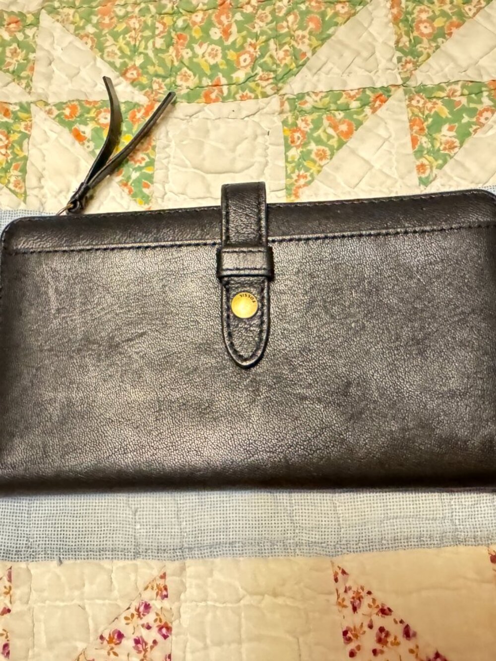 Fossil Black Leather Wallet